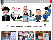 Tablet Screenshot of kadran-illustrations.com